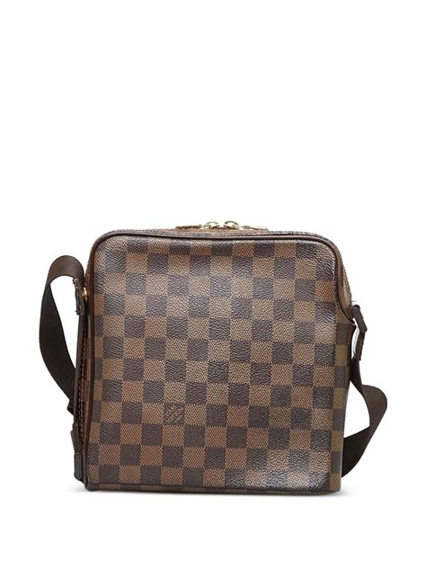 2004 Damier Ebene Olav MM crossbody bag 